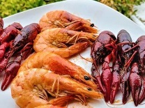 Saut&eacute;ed Shrimp & Crawfish