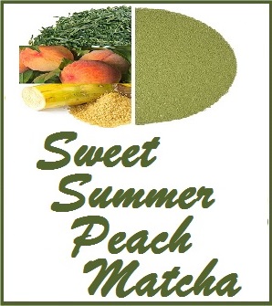 On Tap Sweet Summer Peach Matcha Tea